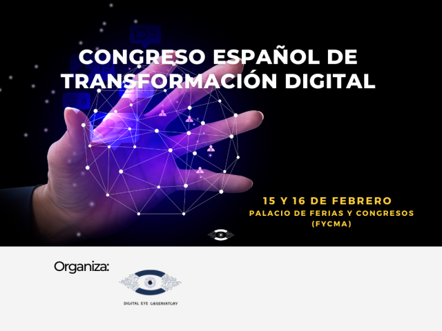 cartel del congreso español de transformación digital para las empresas